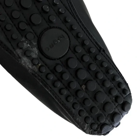 Gucci Black Leather Horsebit Driver Web Loafers Shoes - Picture 8 of 8